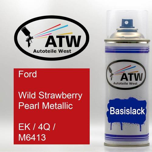 Ford, Wild Strawberry Pearl Metallic, EK / 4Q / M6413: 400ml Sprühdose, von ATW Autoteile West.